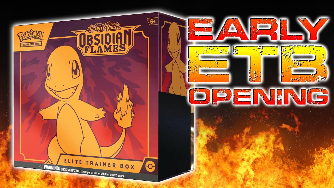 Busting Open an EARLY Obsidian Flames ETB!