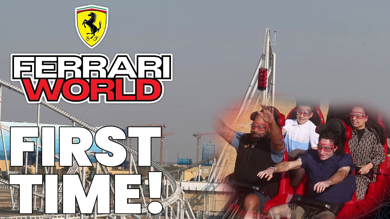 Впервые в жизни в Ferrari World! | Видеоблог 11.01.2026