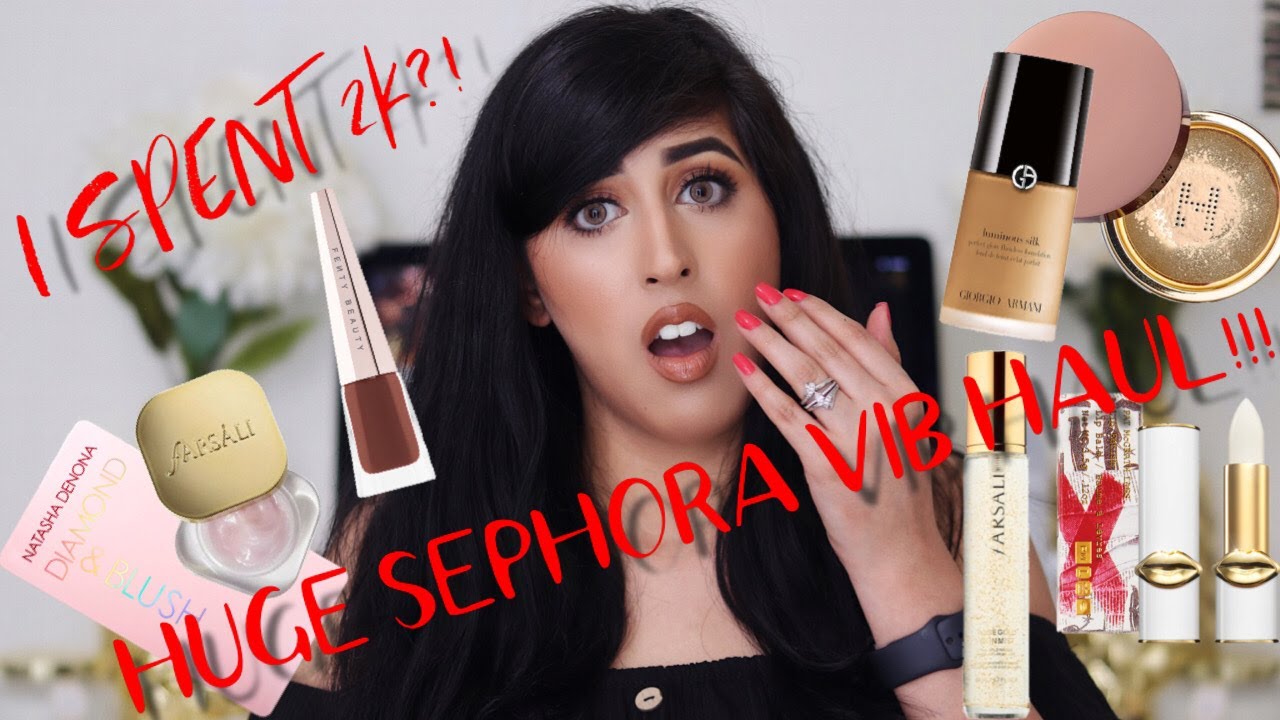 SEPHORA VIB SPRING HAUL!!! | HUGE SKIN CARE & MAKEUP HAUL!!!