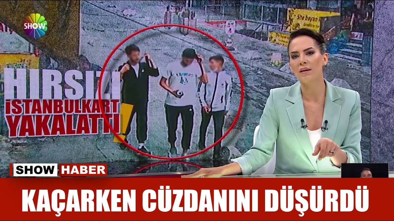 Kaçarken cüzdanını düşürdü