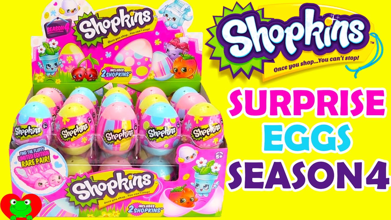 Shopkins Season 4 Easter Surprise Eggs FULL Case