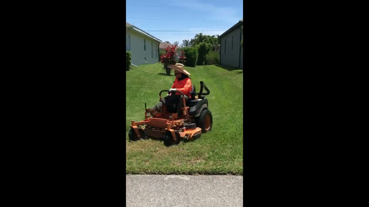 COMO CORTAR PASTO EN USA 🇺🇸