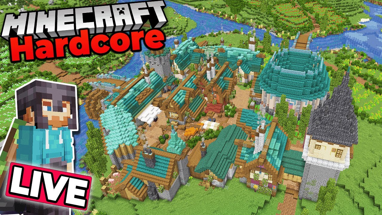 I Built a VILLAGE in HARDCORE Minecraft 1.19 Survival Let's Play
