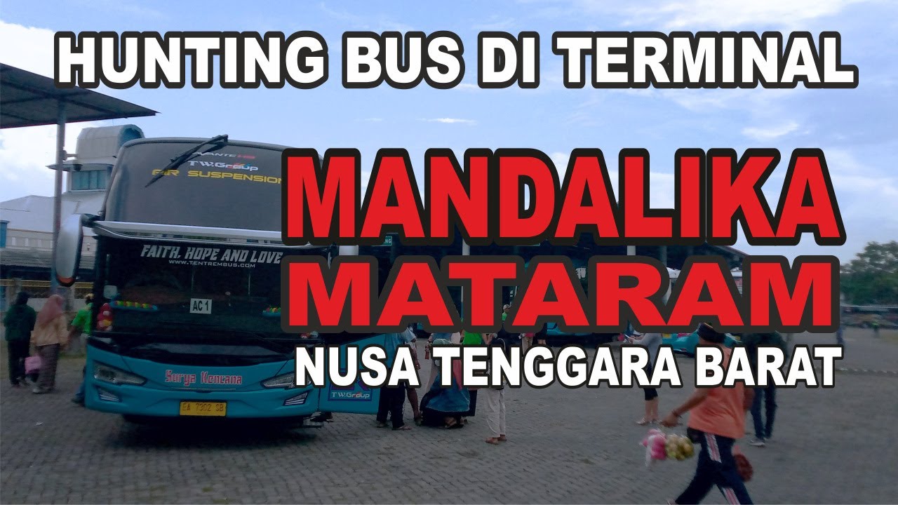 HUNTING BUS DI TERMINAL MANDALIKA KOTA MATARAM NTB