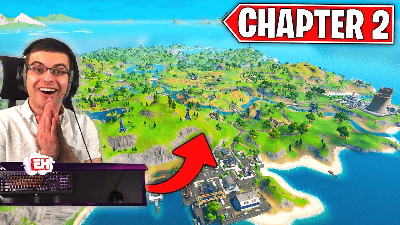 *NEW* Fortnite Chapter 2 Map LIVE REACTION!