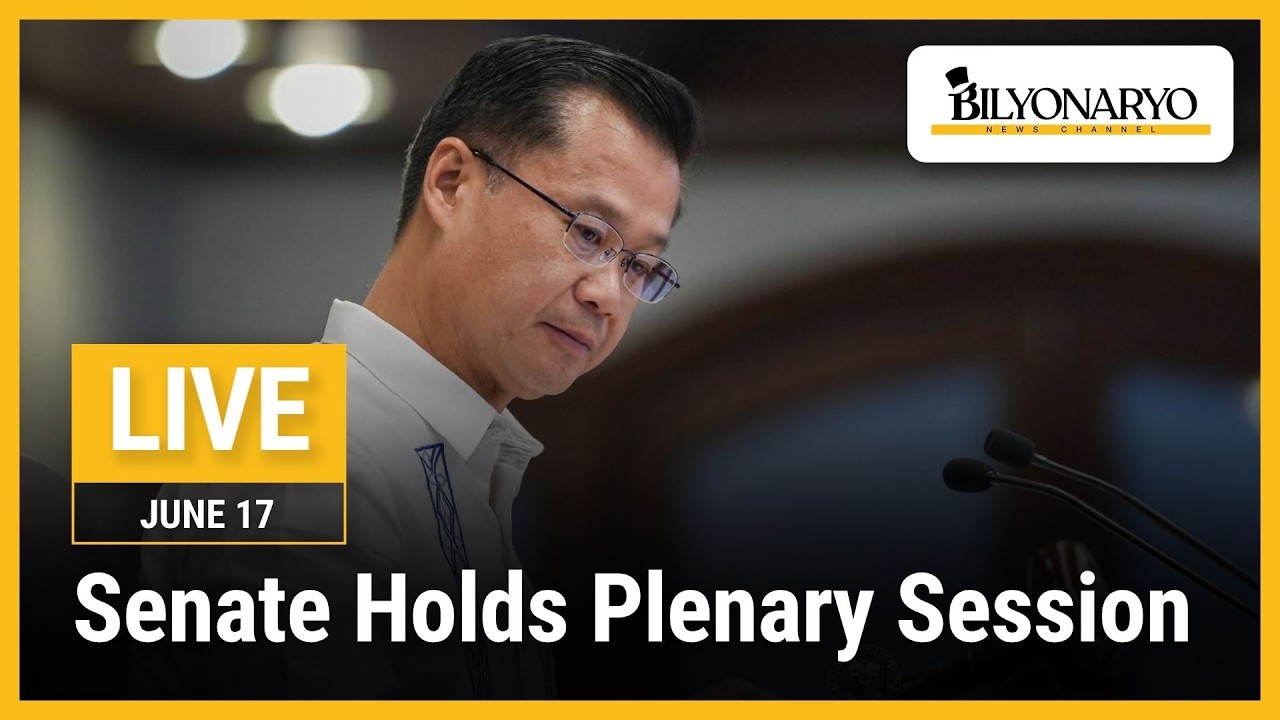 LIVE: Senate holds plenary session | June 17, 2026