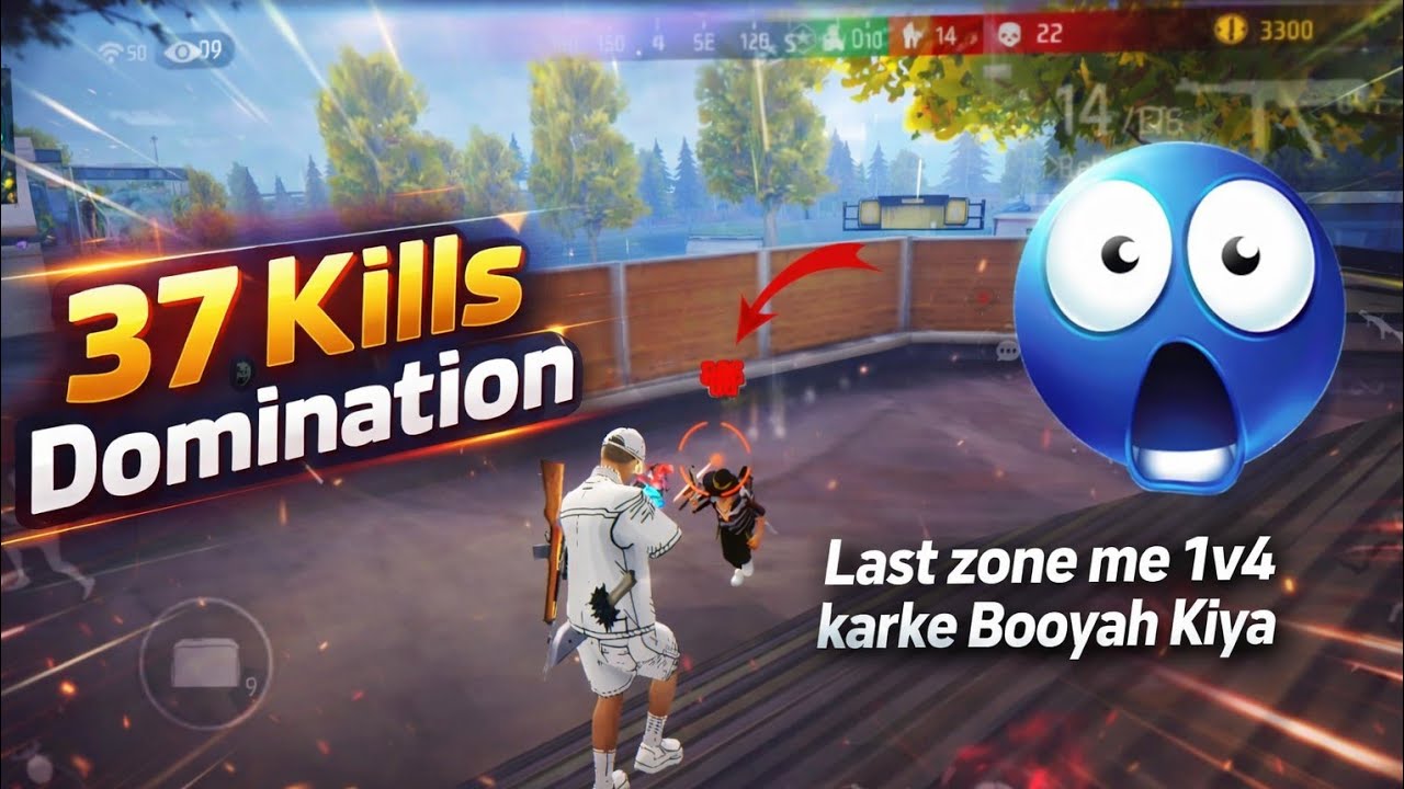 37 Kills Solo vs Squad 😱 | Last Zone 1v4 Clutch Booyah | Free Fire Gameplayया