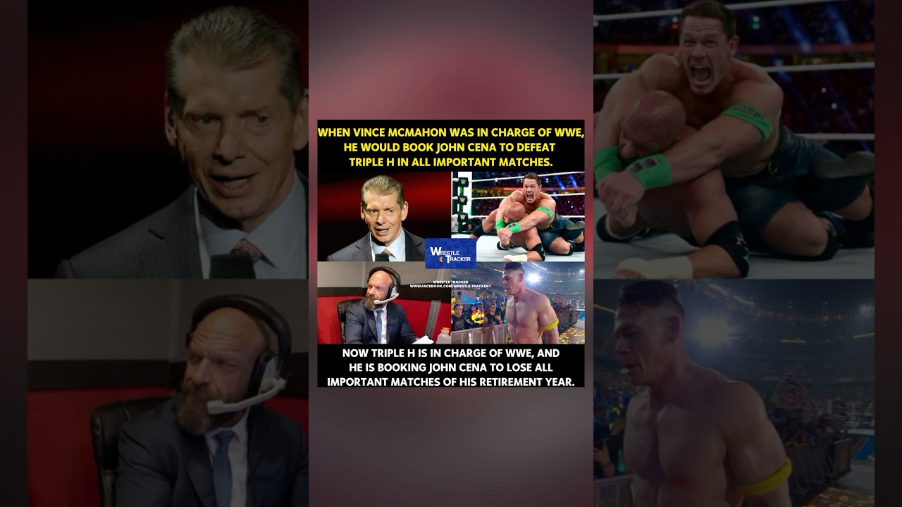Vince McMahon treated John Cena better than Triple H as a WWE Superstar #johncena #smackdown