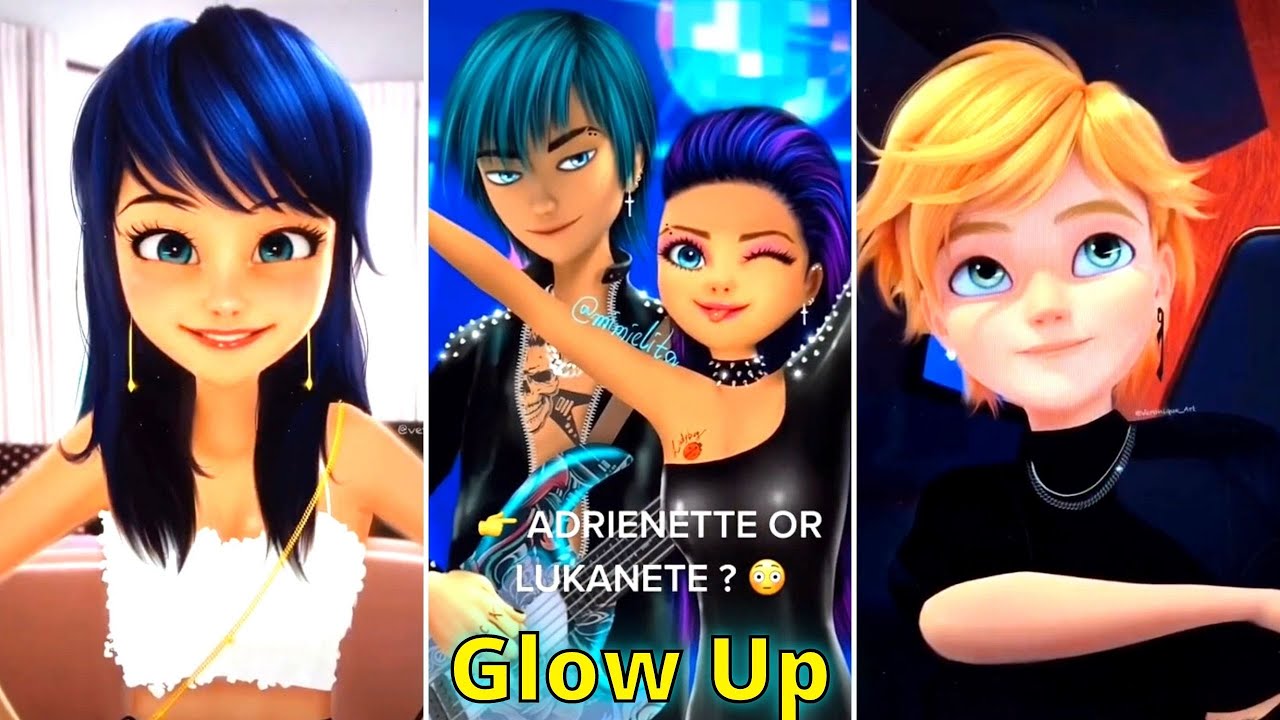 Miraculous Ladybug Glow Up + Chat Noir  Transformation №9