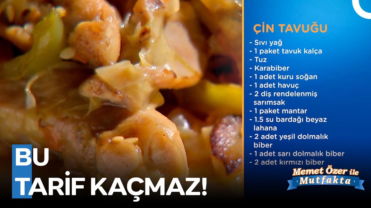 Lezzetine Doyum Olunmaz Bir Çin Tavuğu - Memet Özer ile Mutfakta 479. Bölüm
