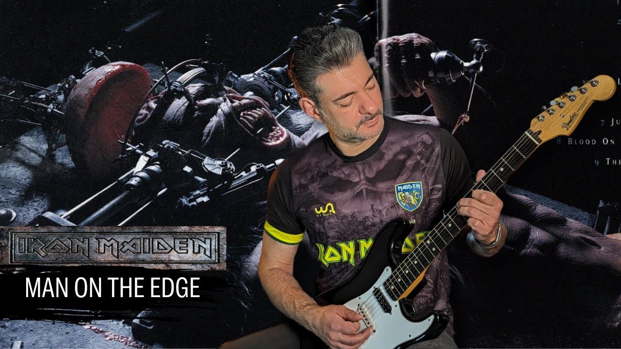 Iron Maiden - Man On The Edge: FULL Guitar Cover