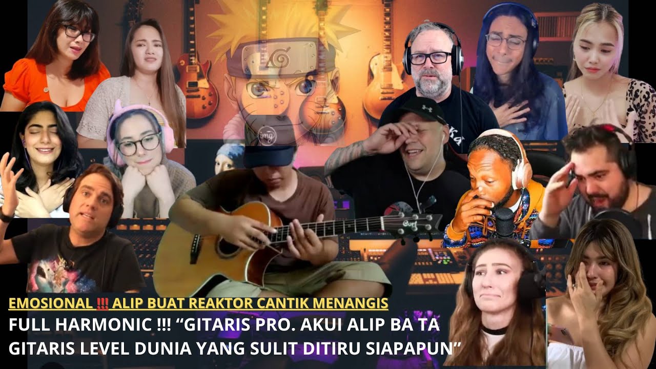 EMOSIANAL‼️ALIP BA TA MEMBUAT REAKTOR MENANGIS Sadness and Sorrow-Ost Naruto ( fingerstyle guitar) 💥
