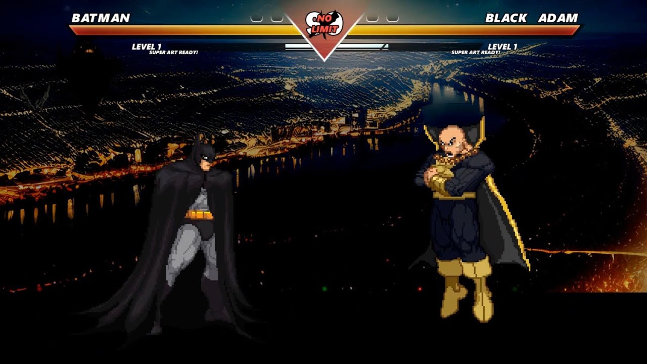 BATMAN vs BLACK ADAM - High Level Insane Fight !