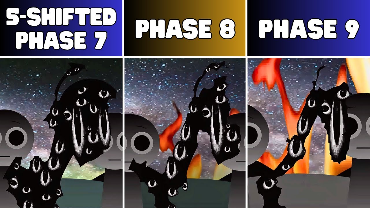 Incredibox Sprunki 5-Shifted – Phase 7 VS Phase 8 VS Phase 9: Who Nails It Better?