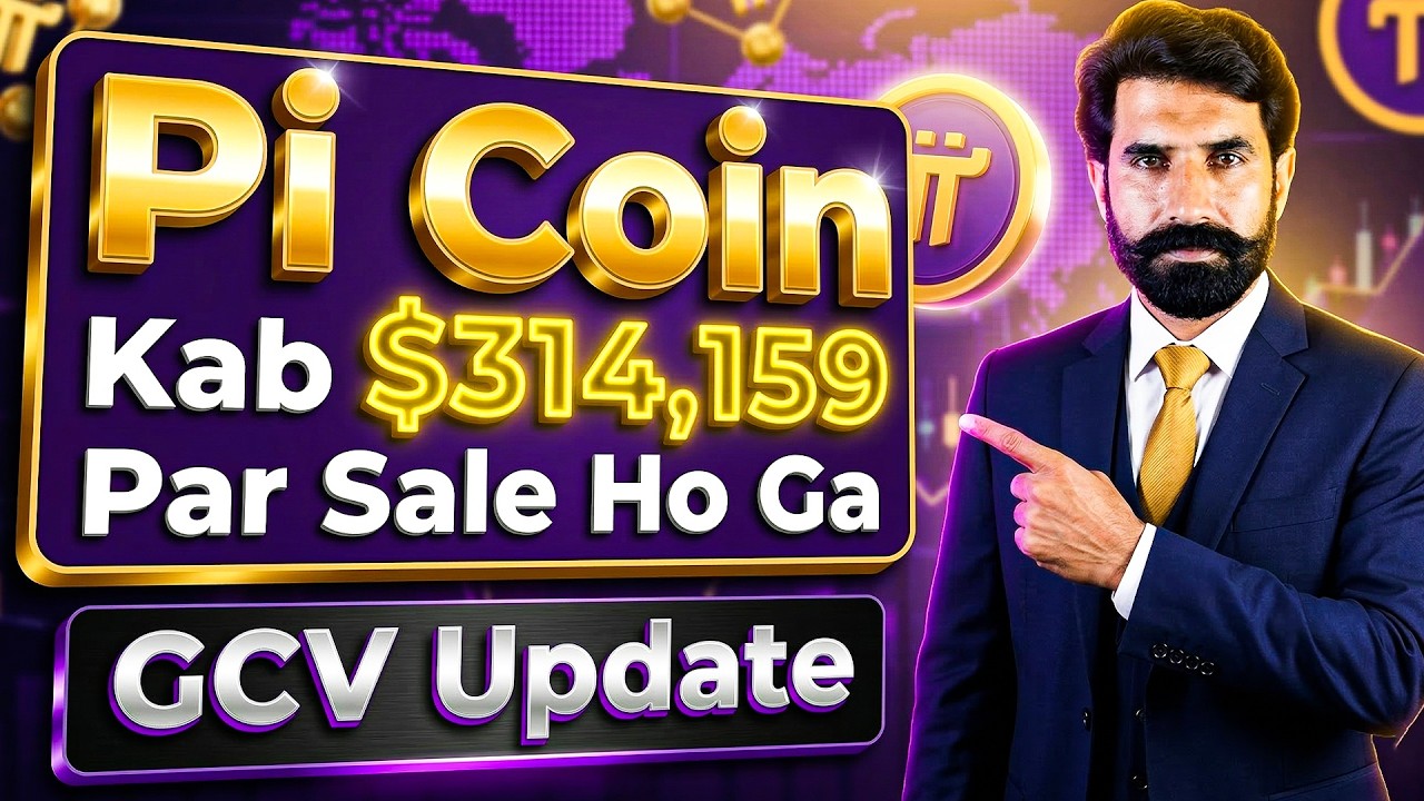 Pi Coin Kab $314,159 Par Sale Ho Ga? | Pi Network GCV Update | Pi GCV Value | Albarizon Crypto