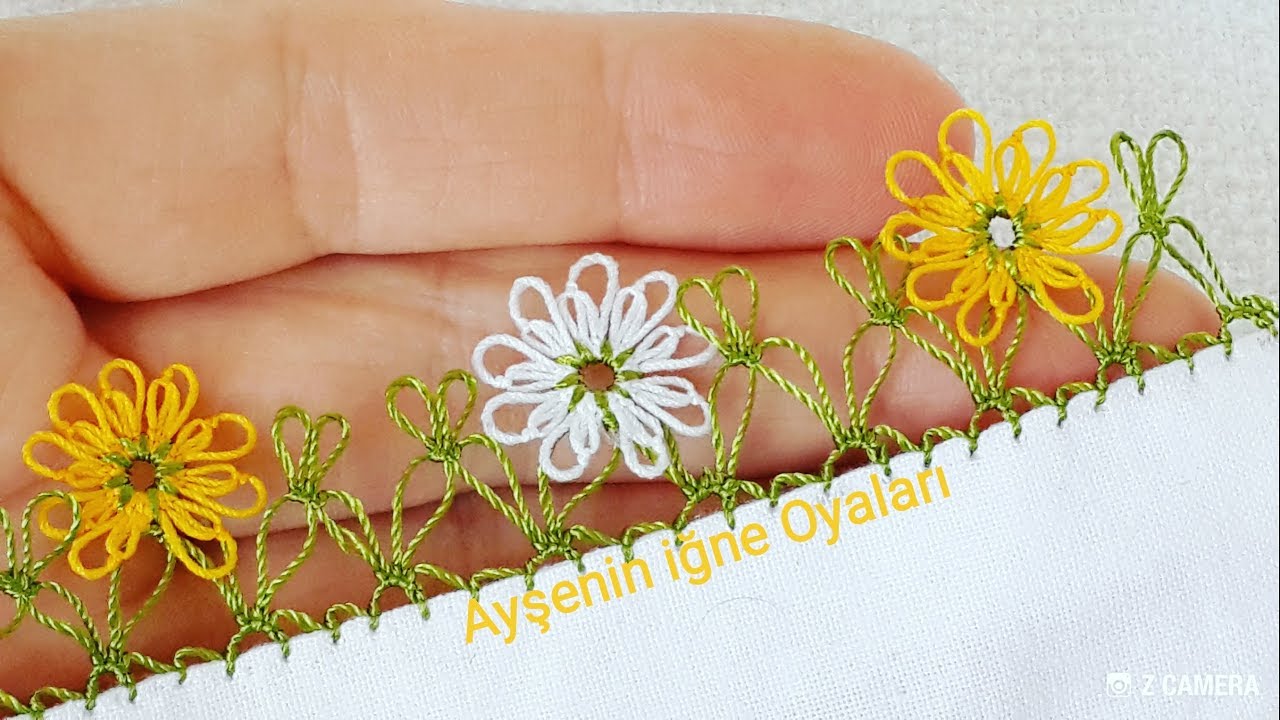 419.model Ceyizleri süsleyecek çok güzel yepyeni iğne oyası modeli anlatımlı yapılışı
