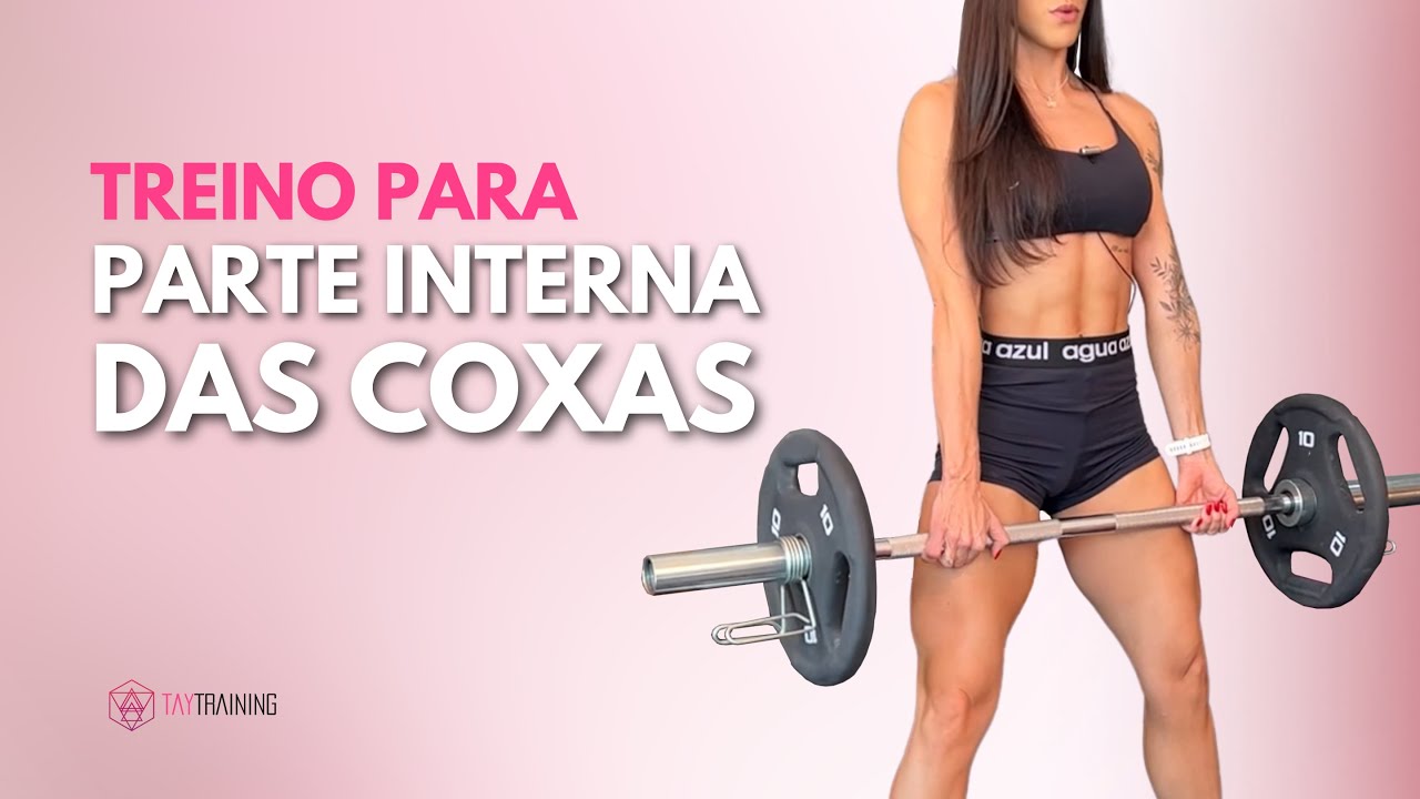 Treino para a PARTE INTERNA da COXA - Melhores exercícios