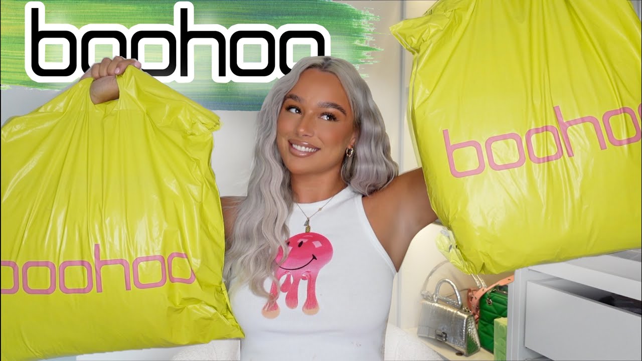 boohoo new in try on haul 🥳