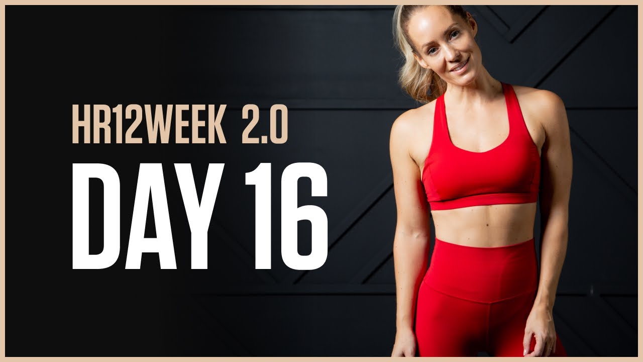 Super BACK SCULPT Strength Workout // Day 16 HR12WEEK 2.0