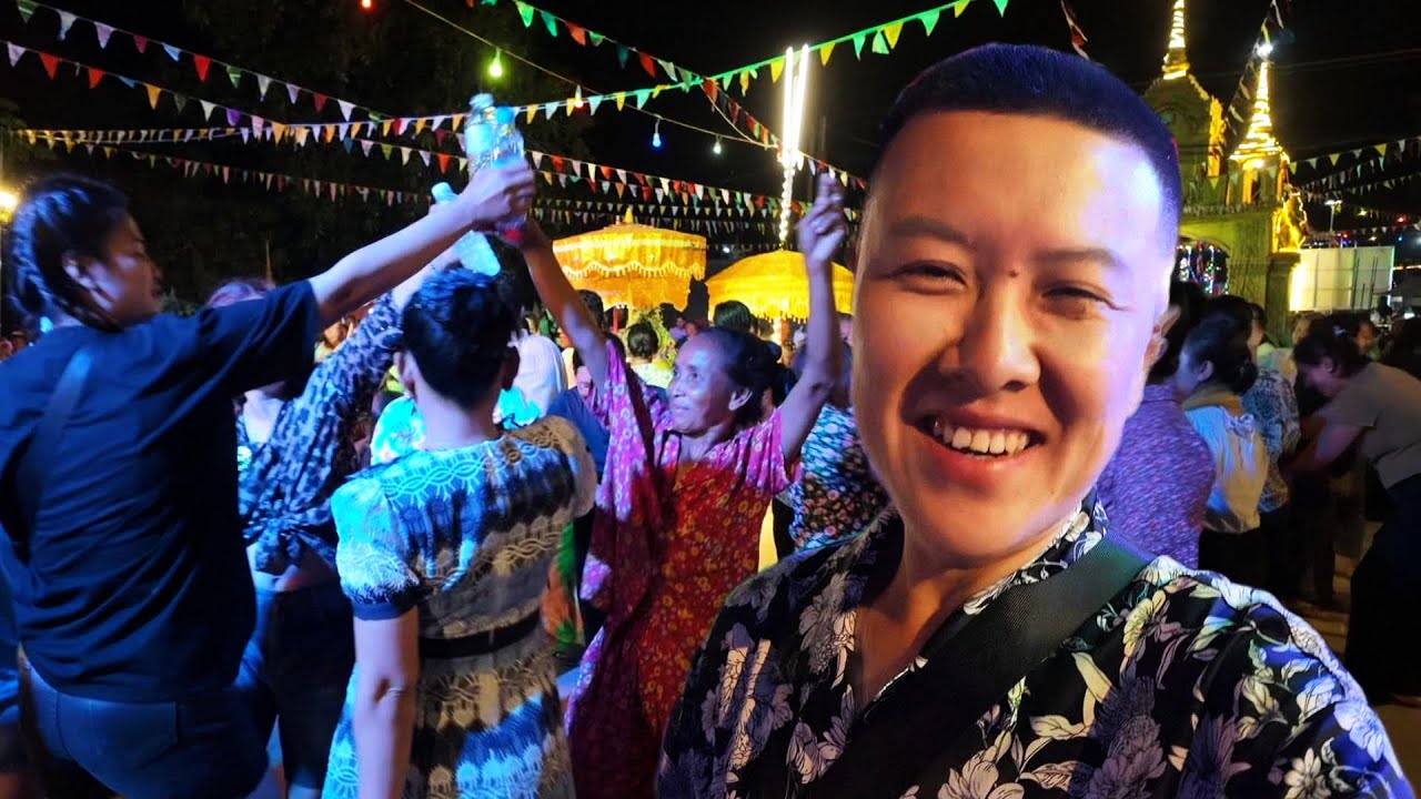 第一次在寺院蹦迪 🇰🇭