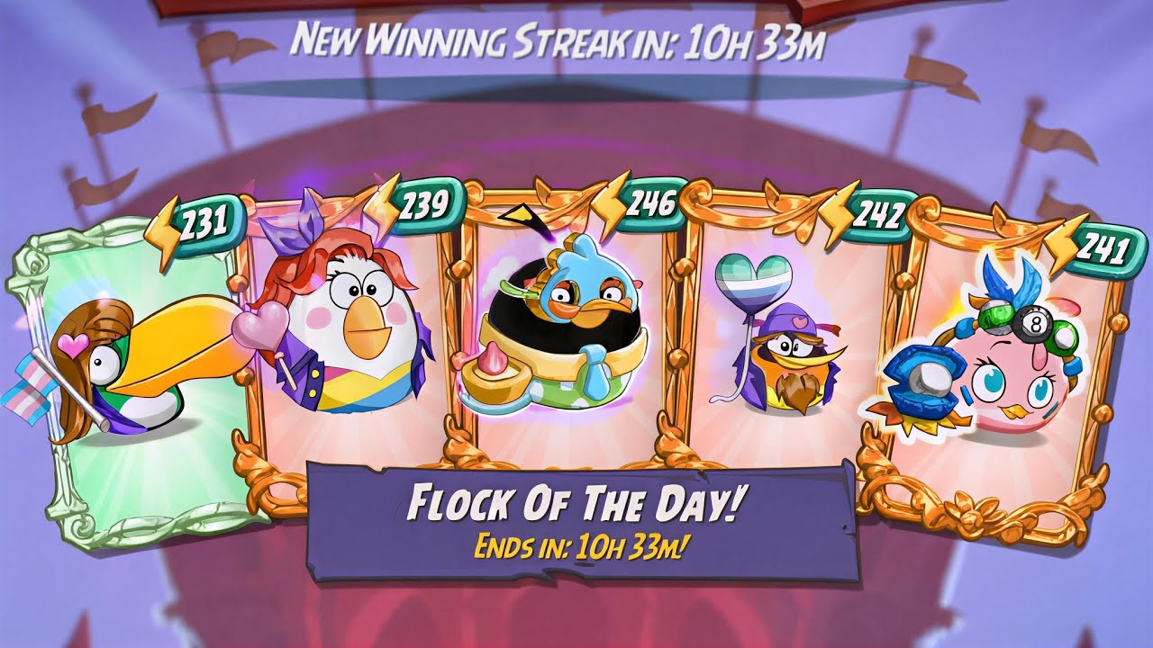 Arena Legendary League 1 - winning streak - 25/Feb/2026 - Angry Birds 2 