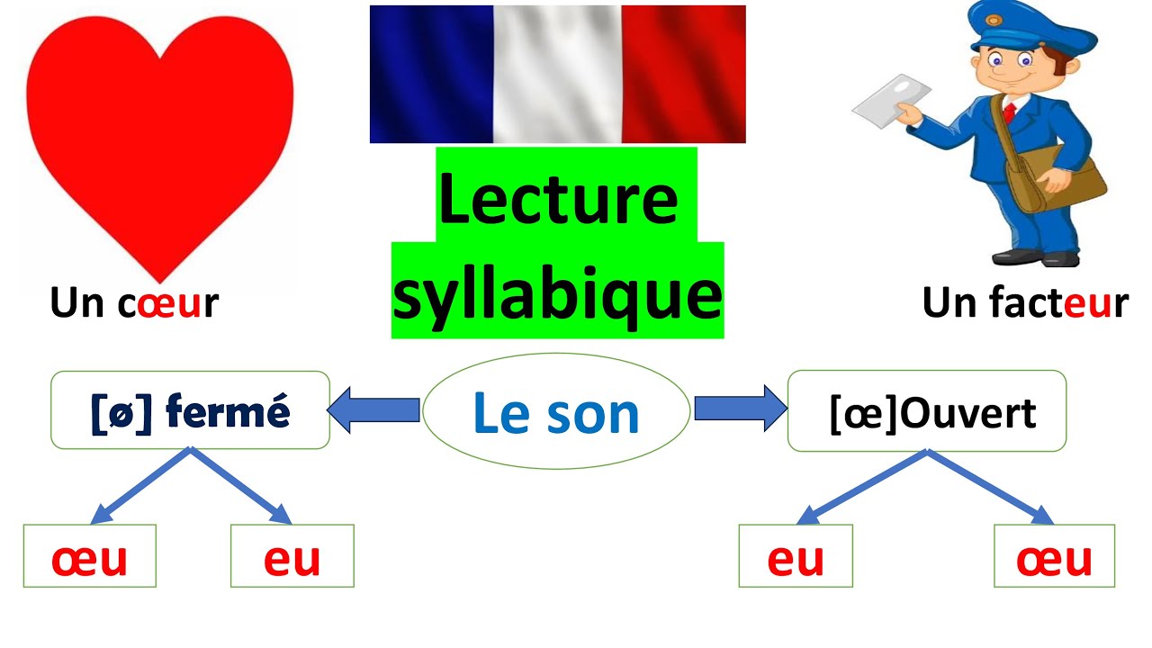 Apprendre à lire le son [ø] fermé et le son [œ] ouvert