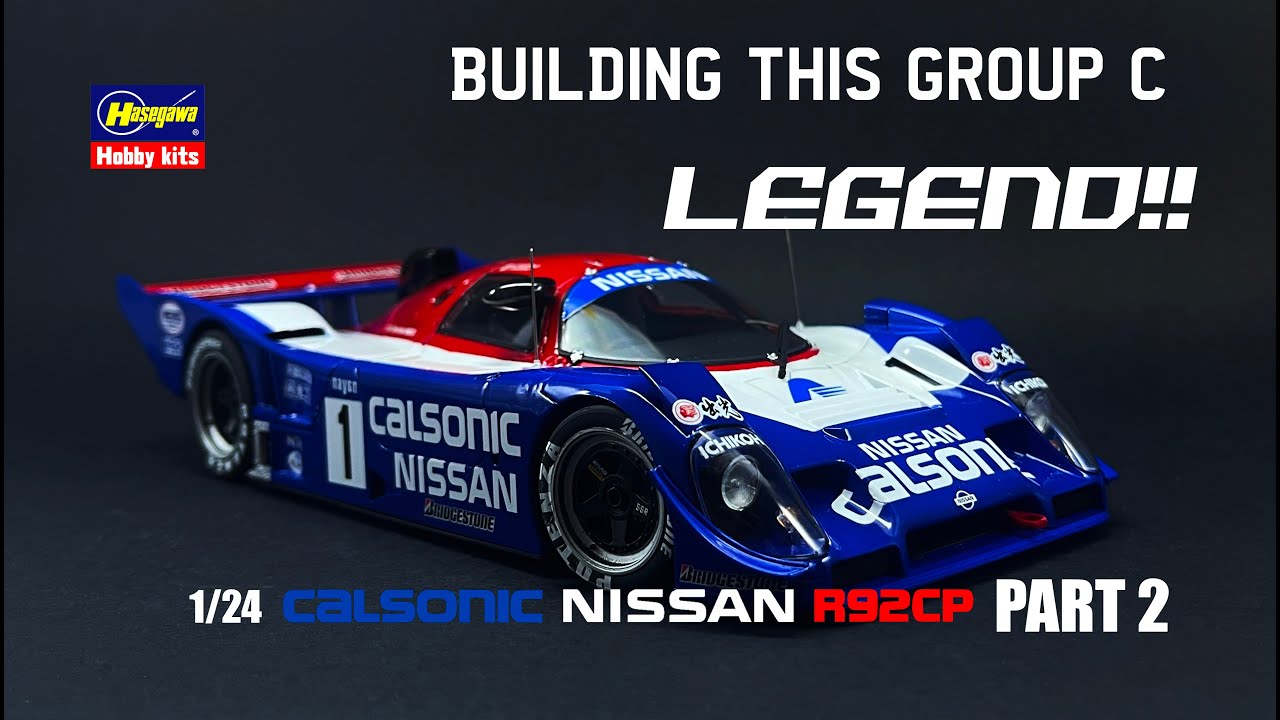 Сборка: Hasegawa Calsonic Nissan R92CP масштаб 1/24 ЧАСТЬ 2