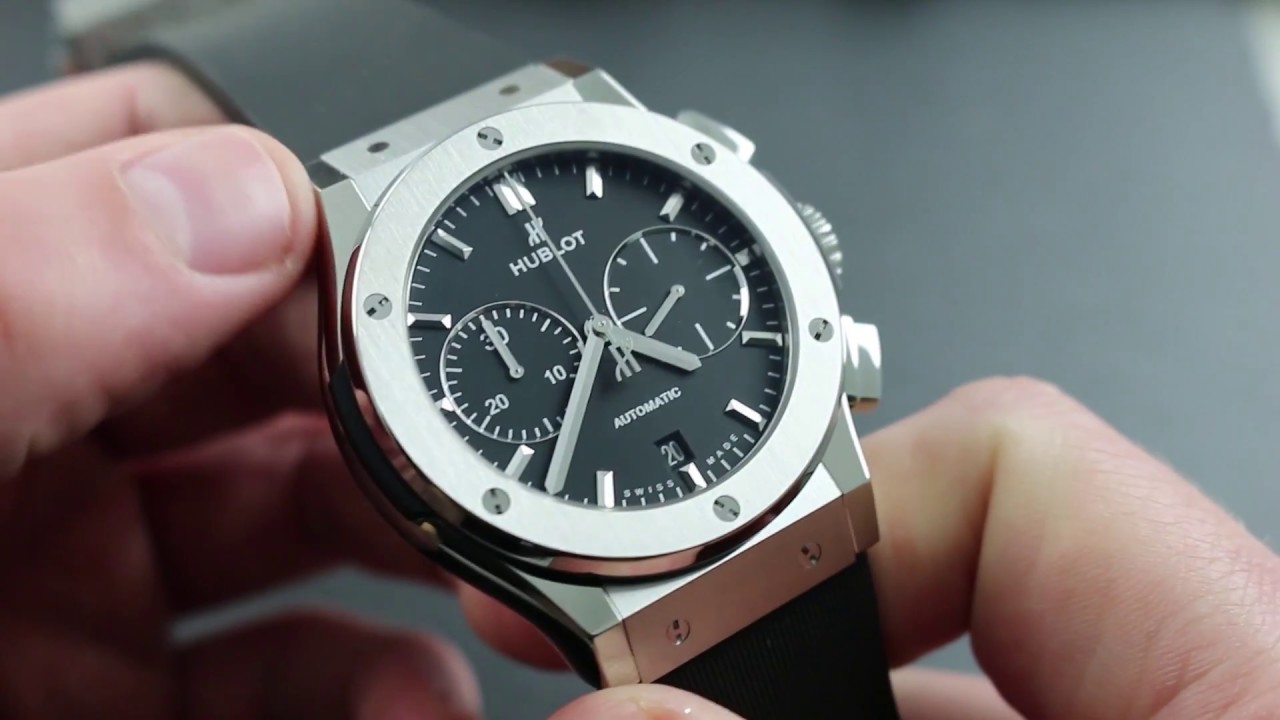 Hublot Classic Fusion Chronograph Titanium 521.NX.1171.RX Functions & Care