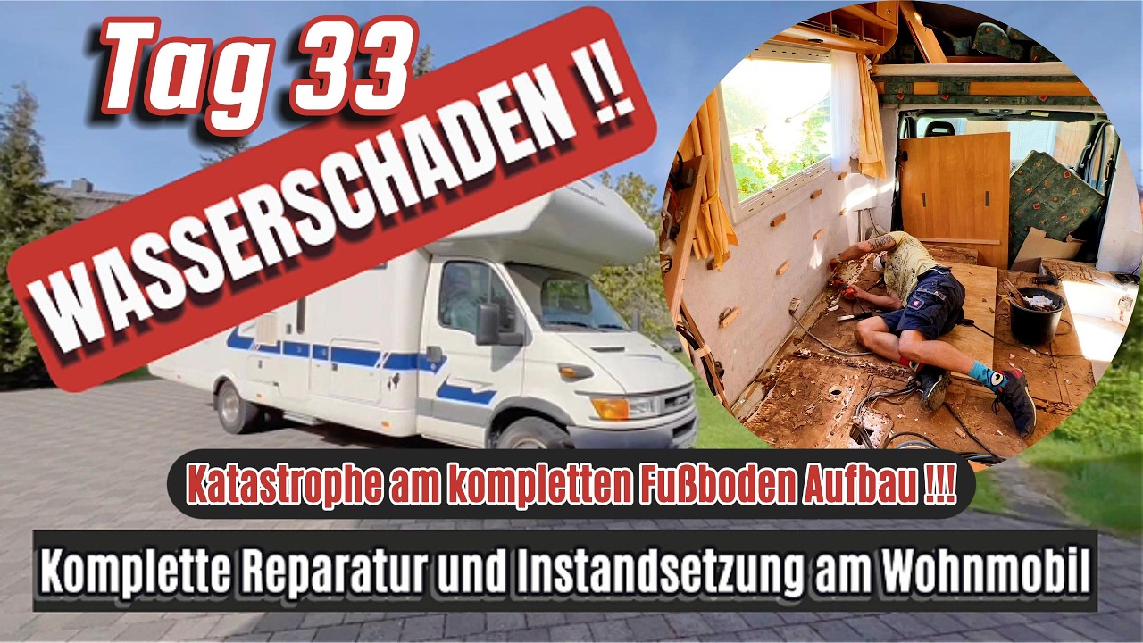 🚨Wohnmobil-Wasserschaden eskaliert weiter – wie schlimm ist der Boden wirklich zerstört?✨