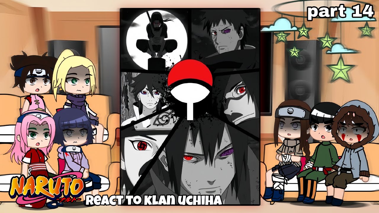 naruto friend react to future//uchiha klan / gacha react