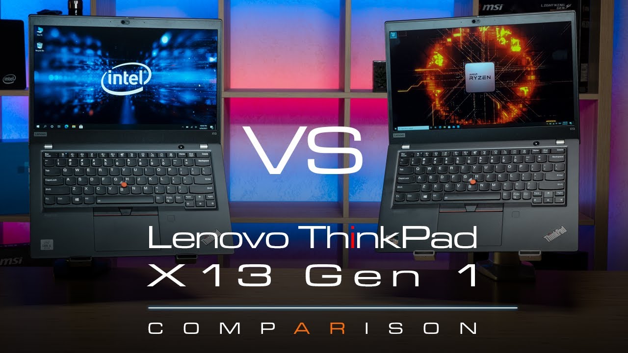 AMD vs Intel Lenovo ThinkPad X13 Gen 1 Comparison