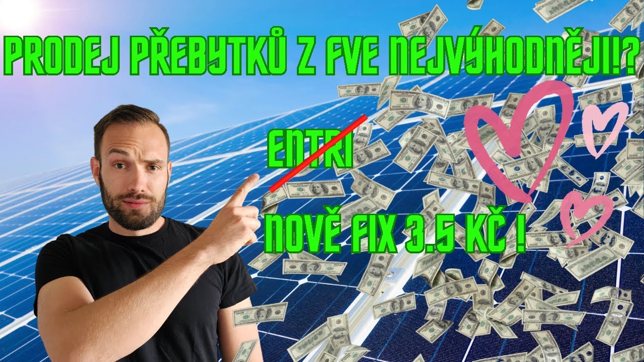 Fotovoltaika Prodej elektřiny nejvýhodněji!? 🇨🇿