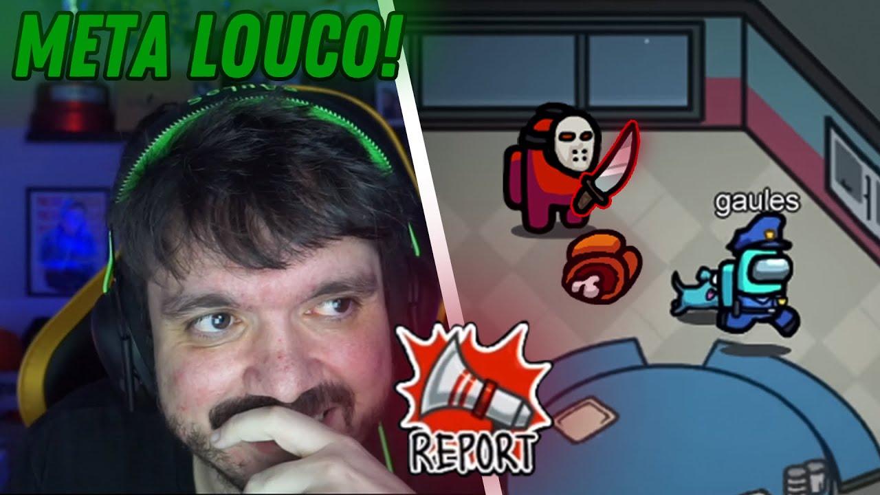 GAULES E SEU META MAIS LOUCO DE TRIPULANTE NO AMONG US!!