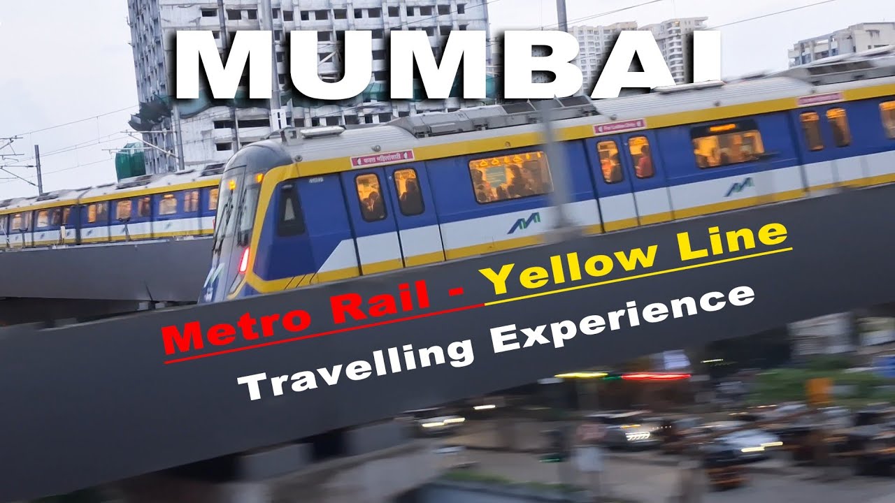 Mumbai Metro Yellow Line 2A | Metro Travel Experience 🚉