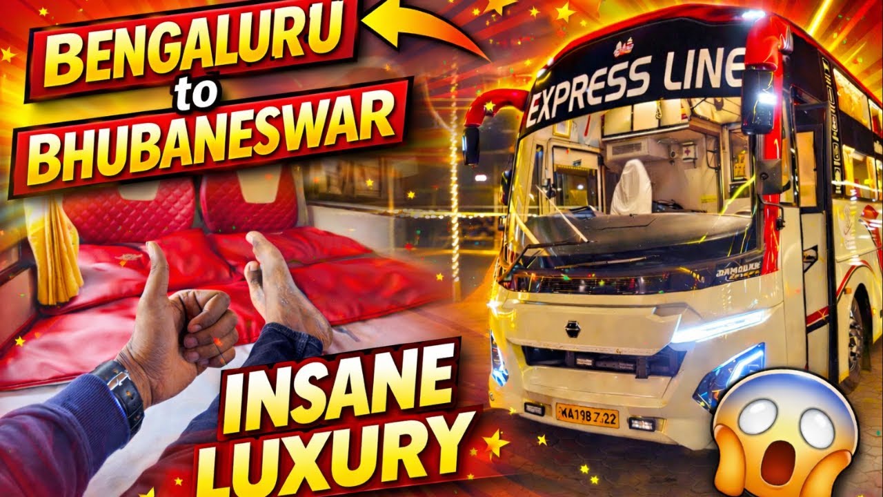 Bangalore to Bhubaneswsr Bus Journey | Express Line