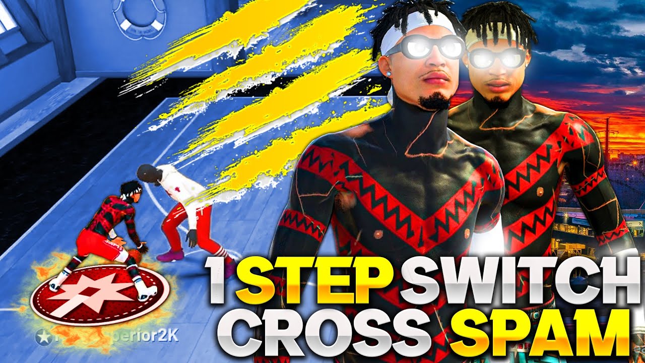 NBA 2K22 1 STEP SWITCH CROSS SPAM DRIBBLE MOVE FASTER THAN MOMENTUM SPAM