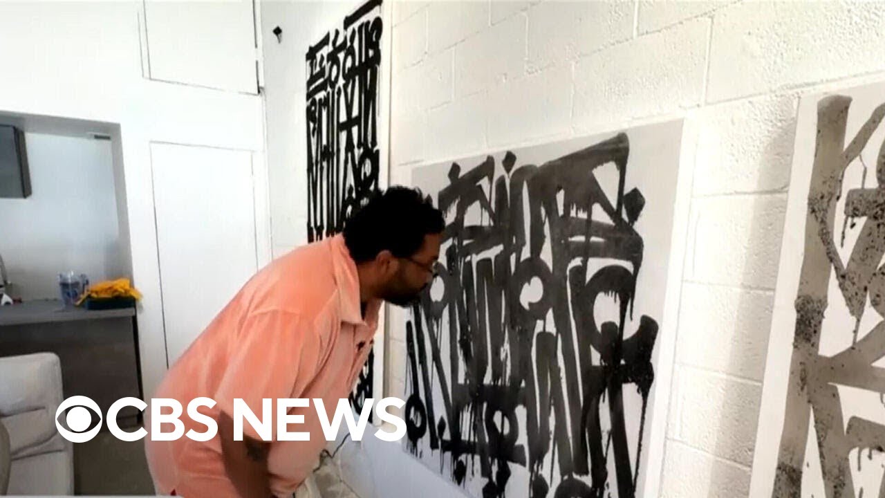 Street artist helps family who lost everything in L.A. wildfire