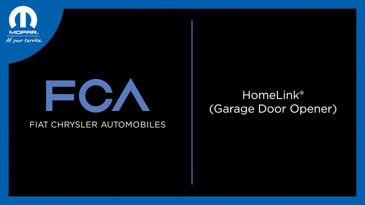 HomeLink&reg; | How To | 2025 Chrysler, Dodge, Jeep & Ram Vehicles