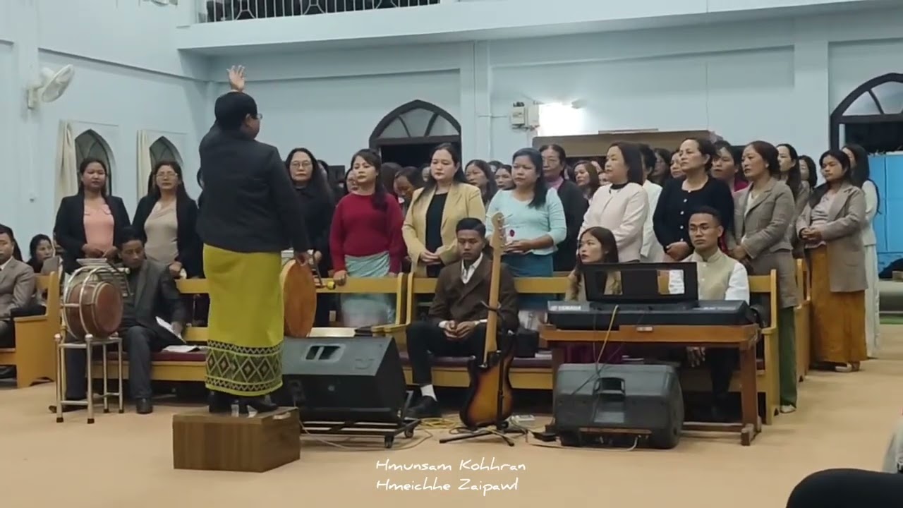 Hmunsam Kohhran Hmeichhe Zaipawl.Pastor Bial Hmeichhe Inkhawpui Luangpawl.