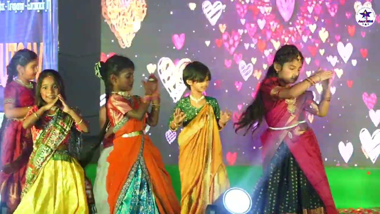 Folk remix dance performance by our beautiful girls 🥰🥳