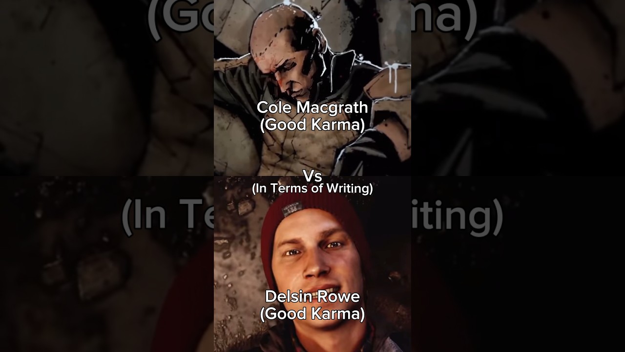 Cole Macgrath vs Delsin Rowe (in terms of writing) #infamous #edit