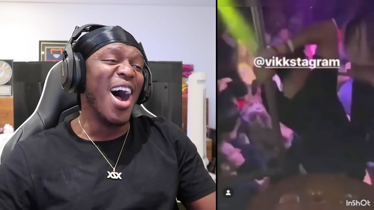 KSI's Can't Stop Laughing At Vik's Dance Moves