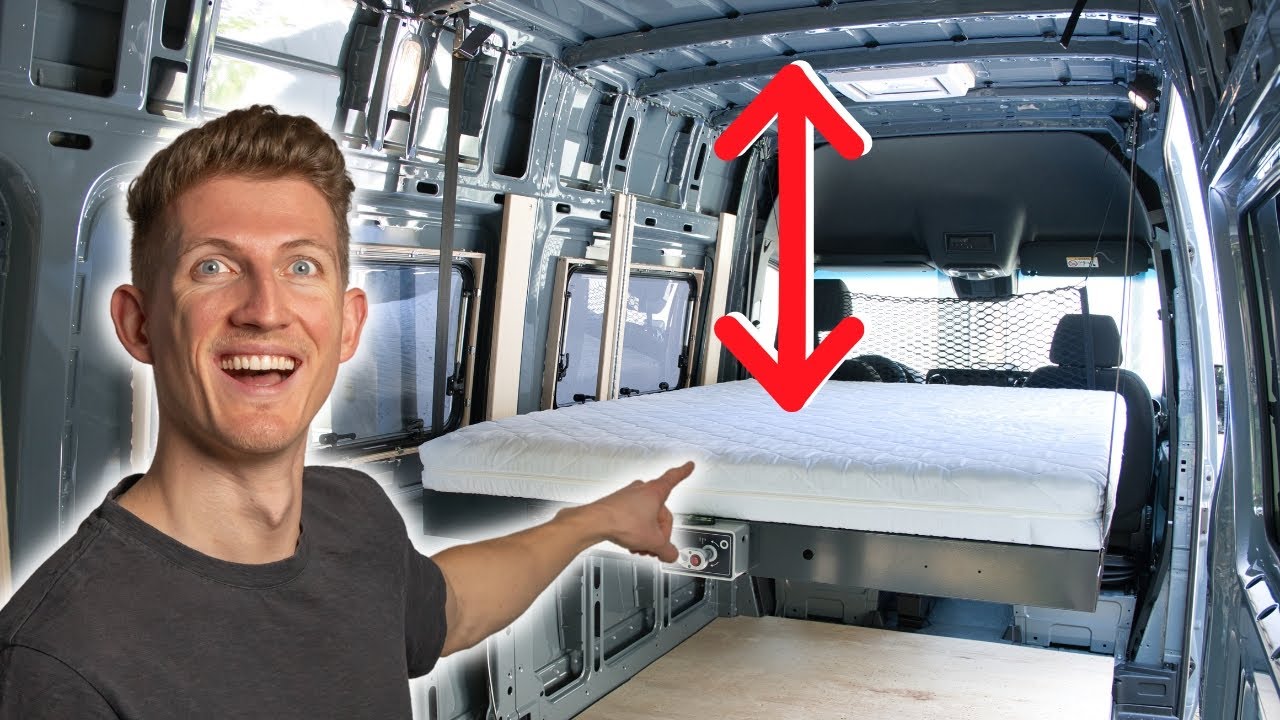 Dieses HUBBETT revolutioniert den Campervan Selbstausbau! 🤩