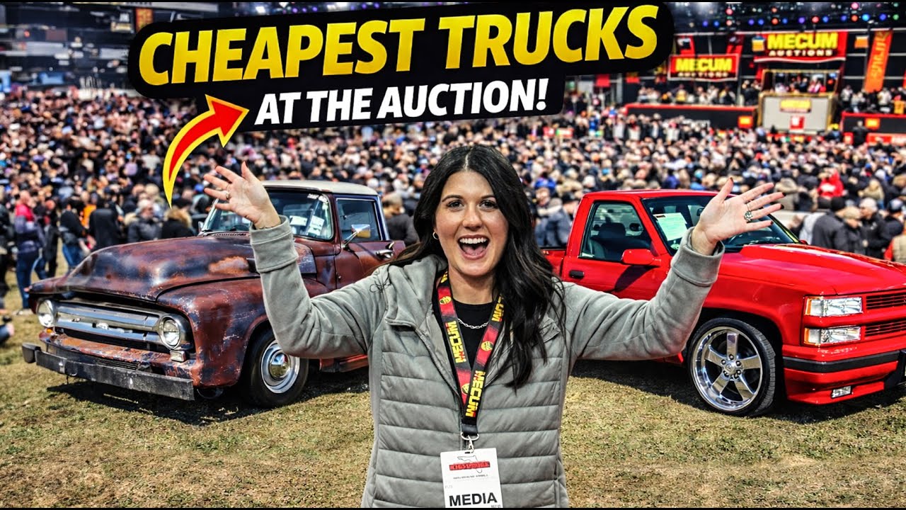 We HUNT for the CHEAPEST trucks at MECUM!
