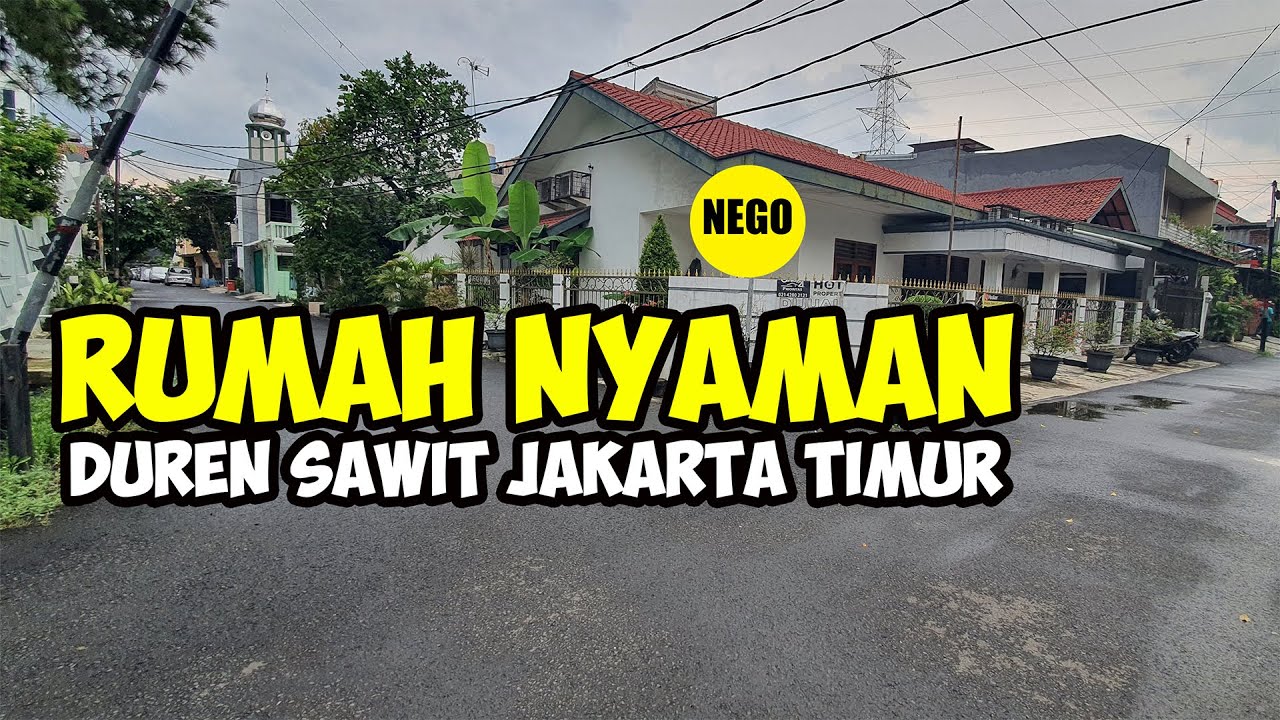 RUMAH DIJUAL dekat Komplek Abadi Duren Sawit Jakarta Timur ||  HARGA DAMAI