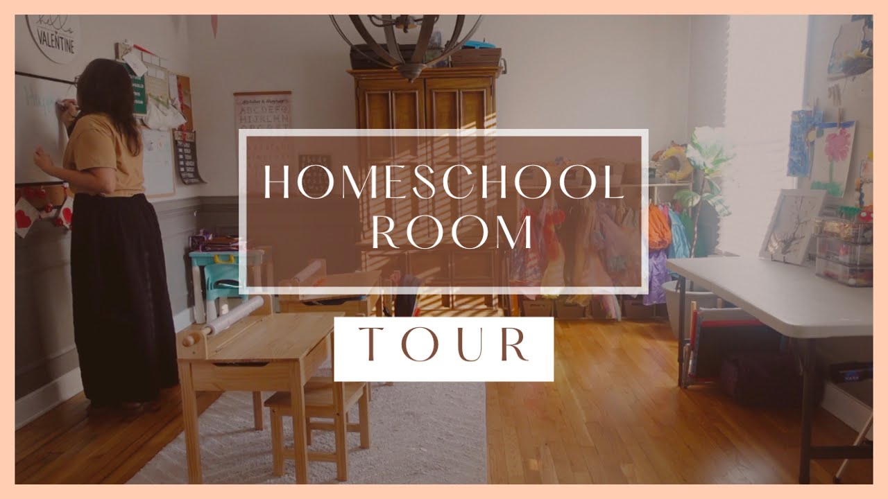 Homeschool Room Tour. Set-up and must-haves |  Pre-school, Kinder, and Elementary  | Oh Mother
