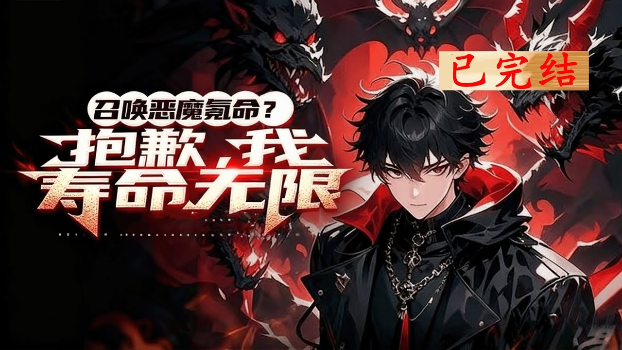 完结《召唤恶魔氪命？抱歉，我寿命无限》1-627 转职成为了S级的恶魔召唤师，但却被众人嘲笑 但林泽笑而不语，因为他觉醒了一个只要杀生就能涨寿命的系统。#爽文 #漫画 #异能