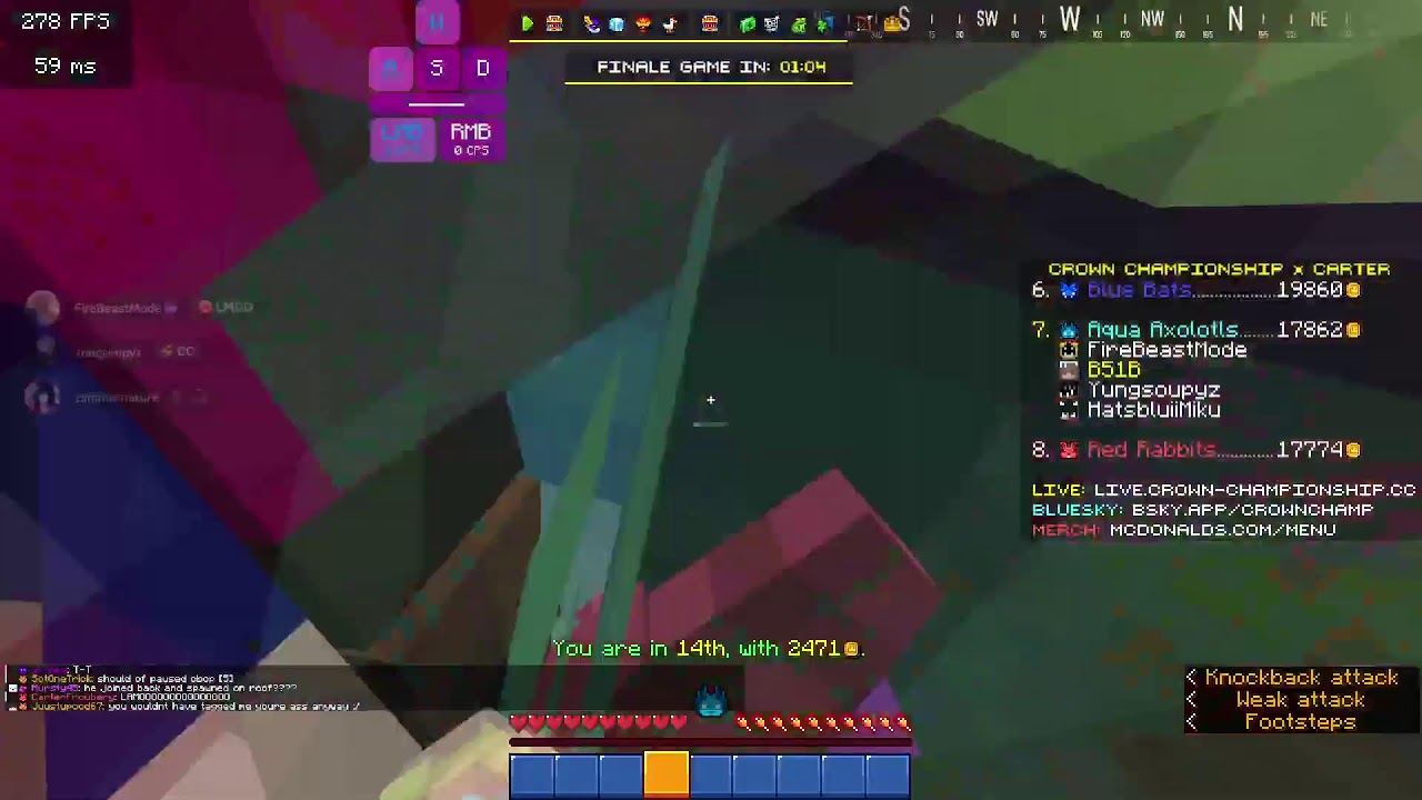 CROWN CHAMPIONSHIP X CARTERFROUBERY