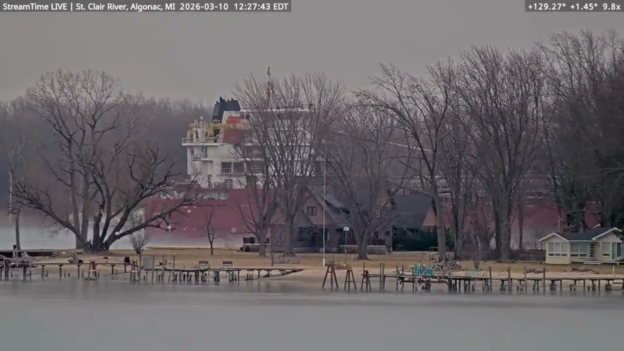Whitefish Bay passing Algonac on Mar 10th, 2026