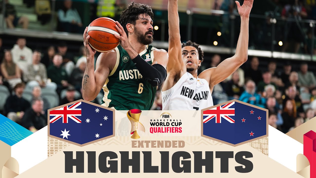 Australia 🇦🇺 v New Zealand 🇳🇿 | Extended Highlights | FIBA Basketball World Cup 2027 Asian Qualif.